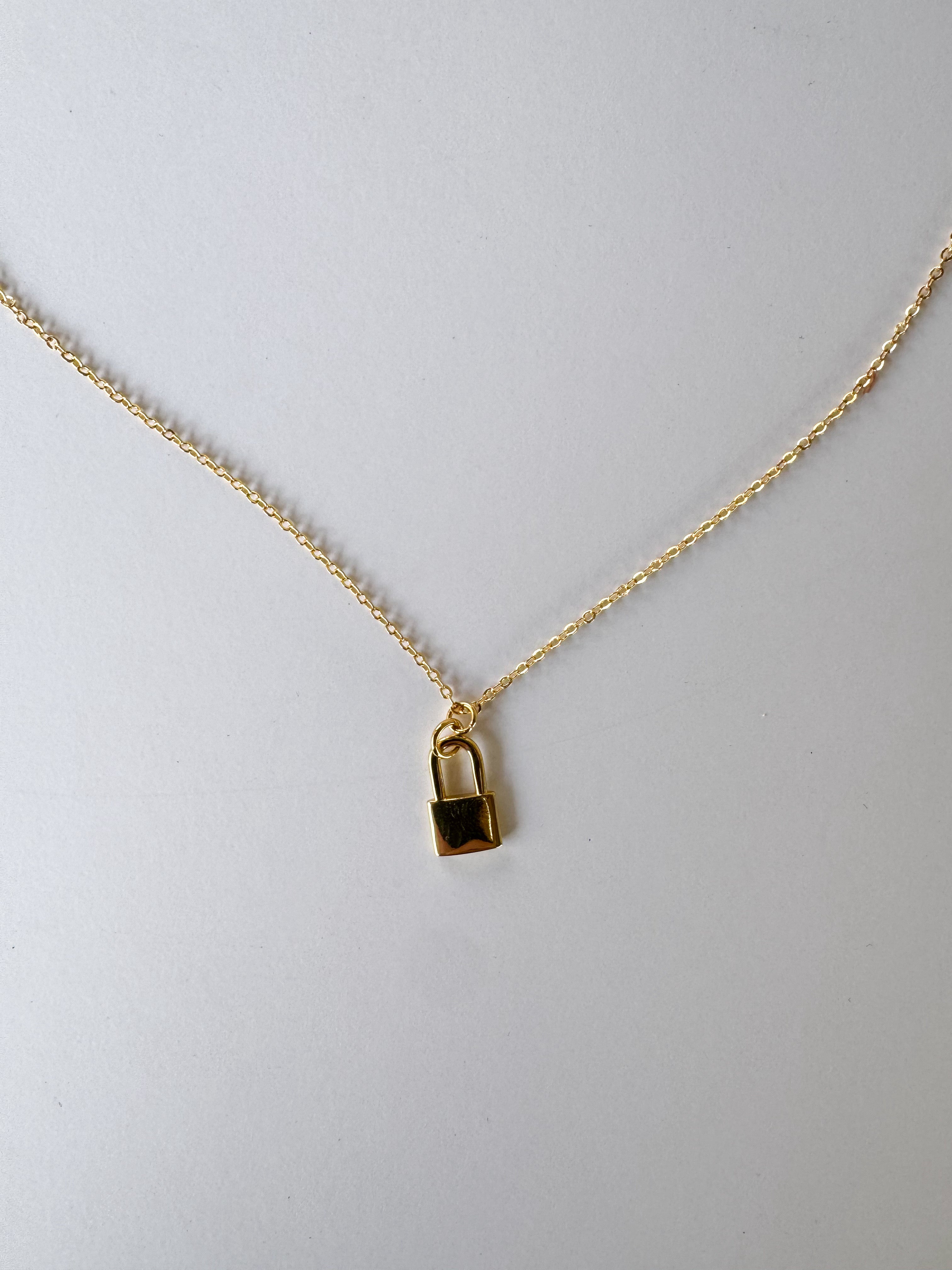 Love Lock Pendant Necklace