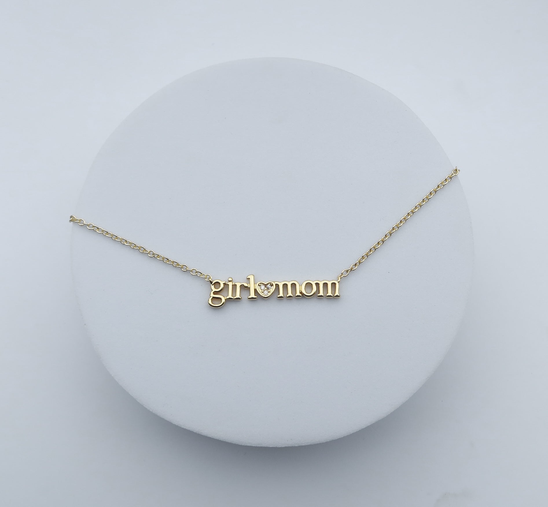 Girl Mom Pendant Necklace