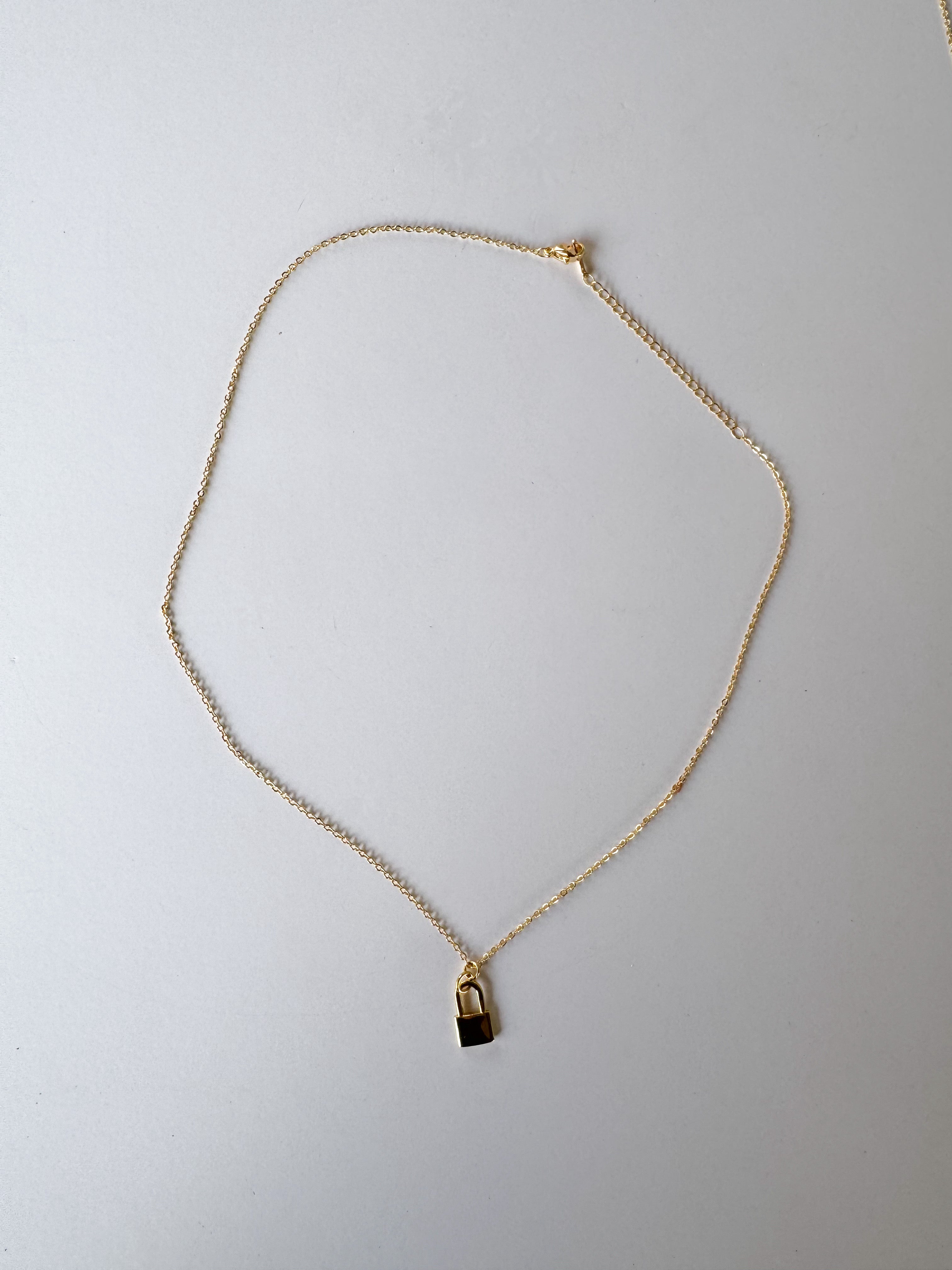 Love Lock Pendant Necklace