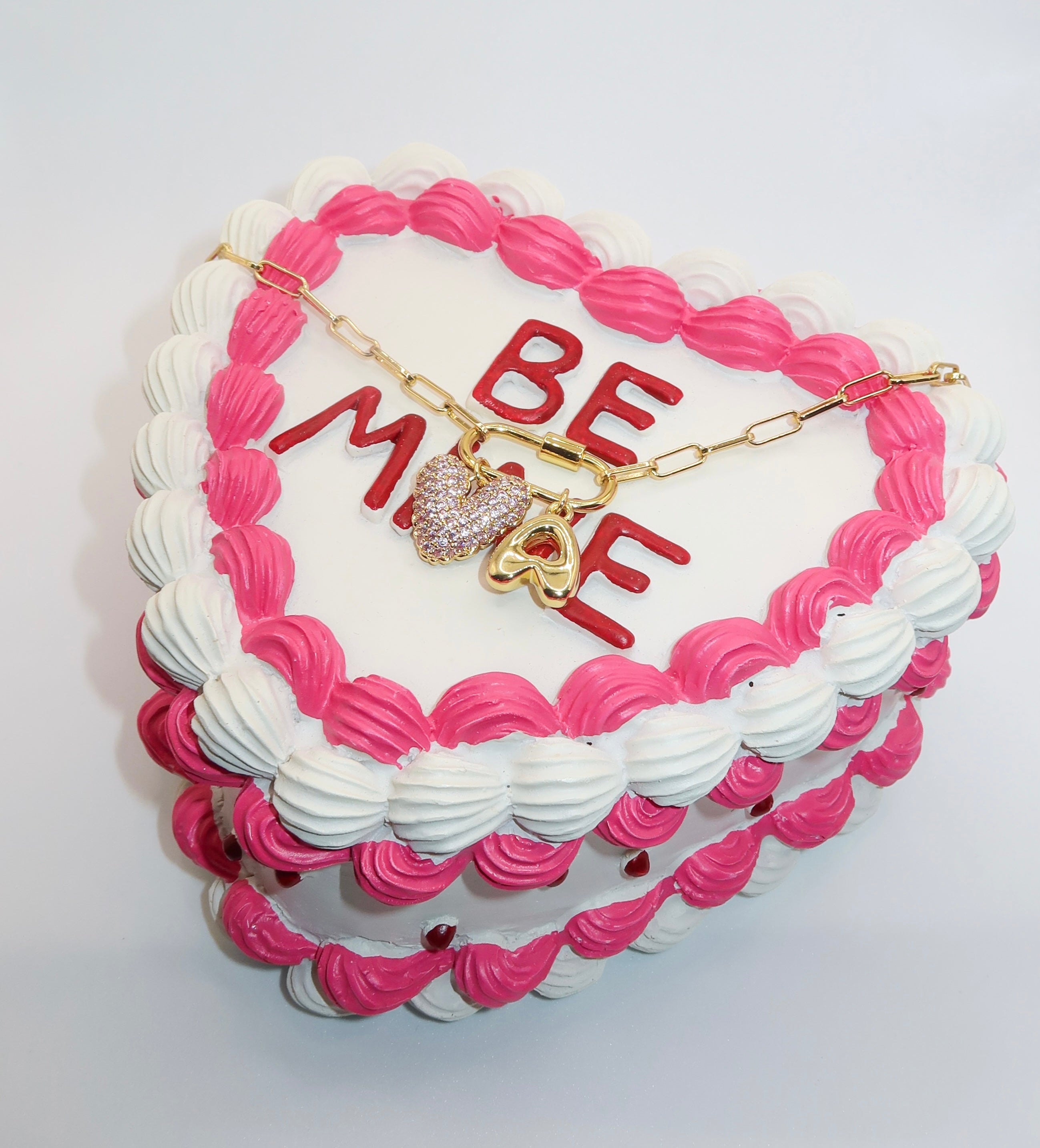 Charm Carabiner Clasp Necklace