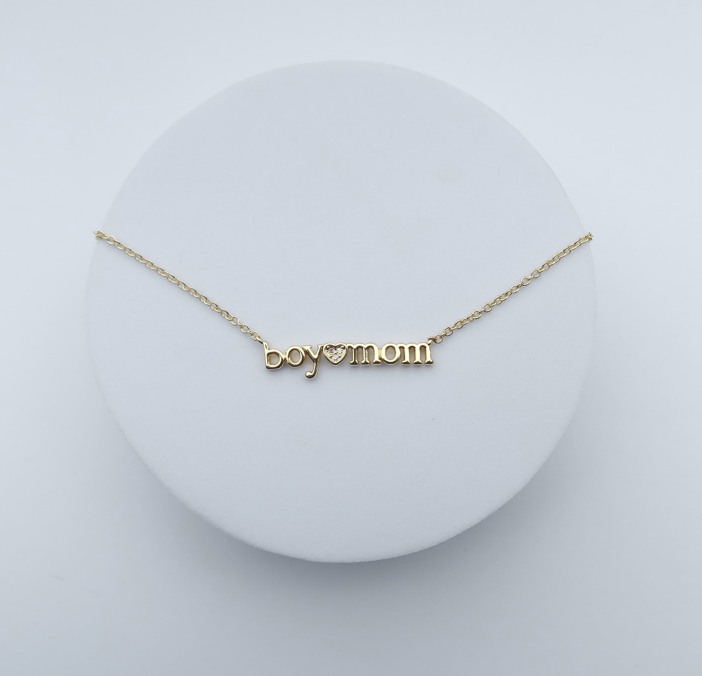 Boy Mom Pendant Necklace