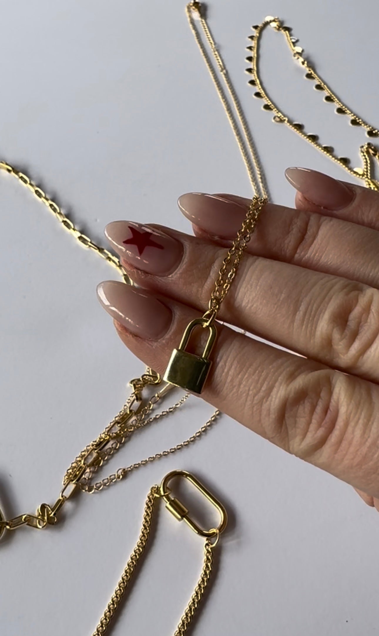 Love Lock Pendant Necklace