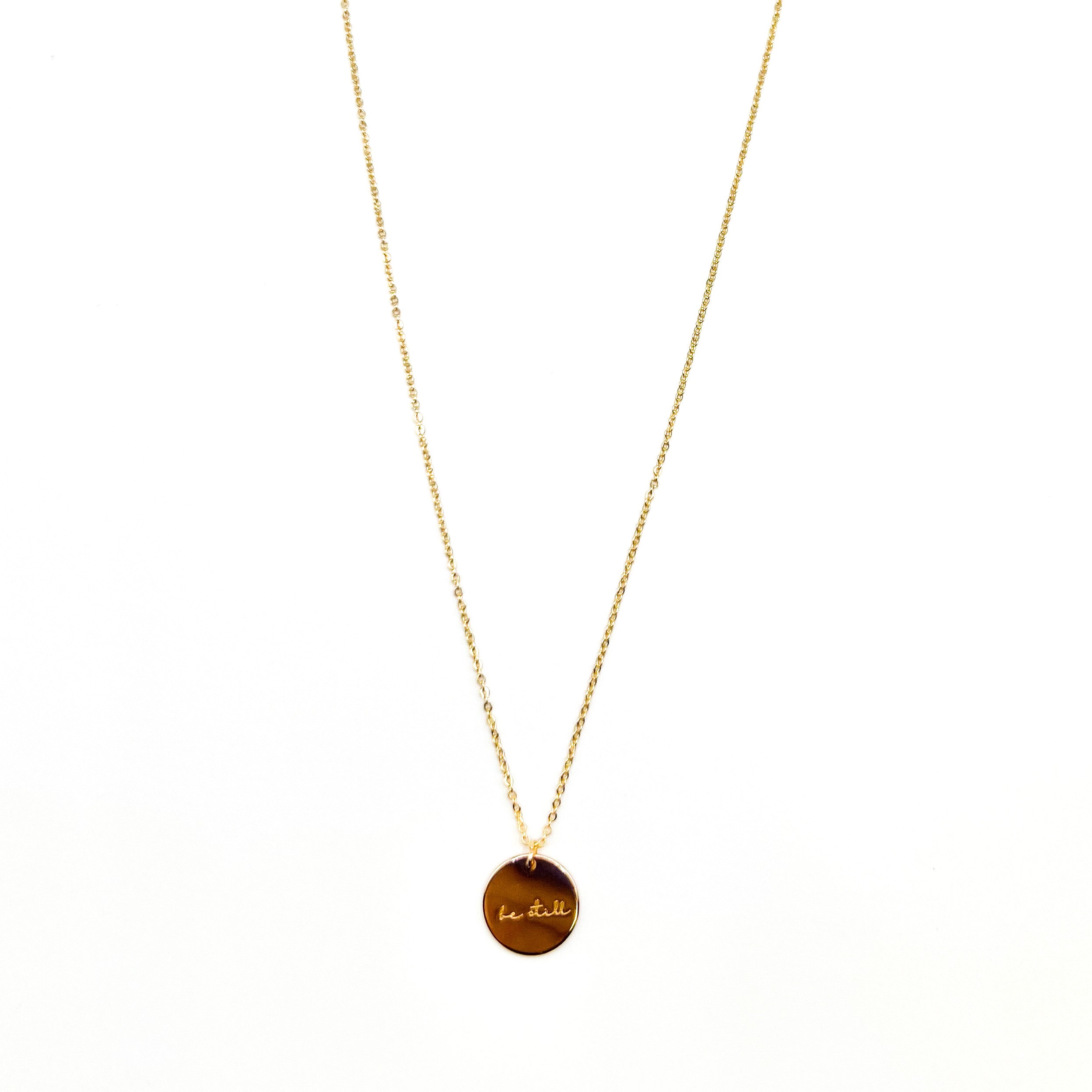 Be Still Affirmation Necklace
