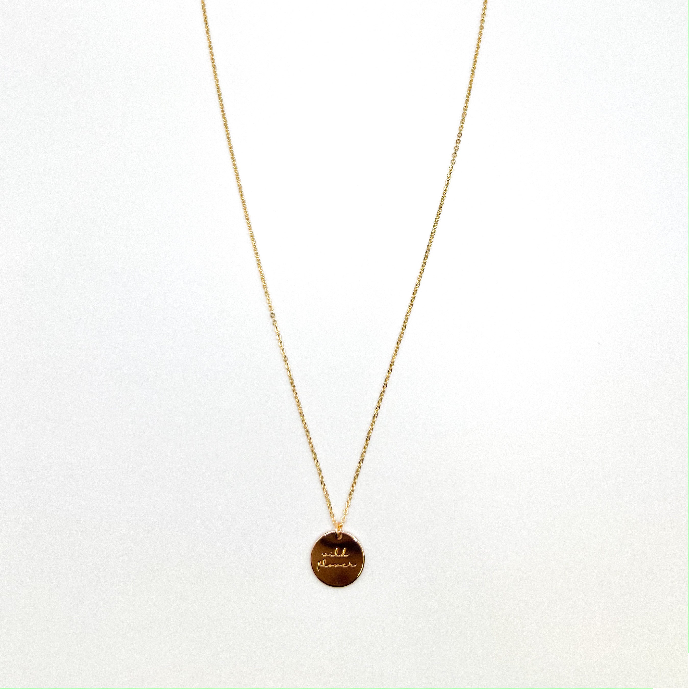 Wild Flower Affirmation Necklace