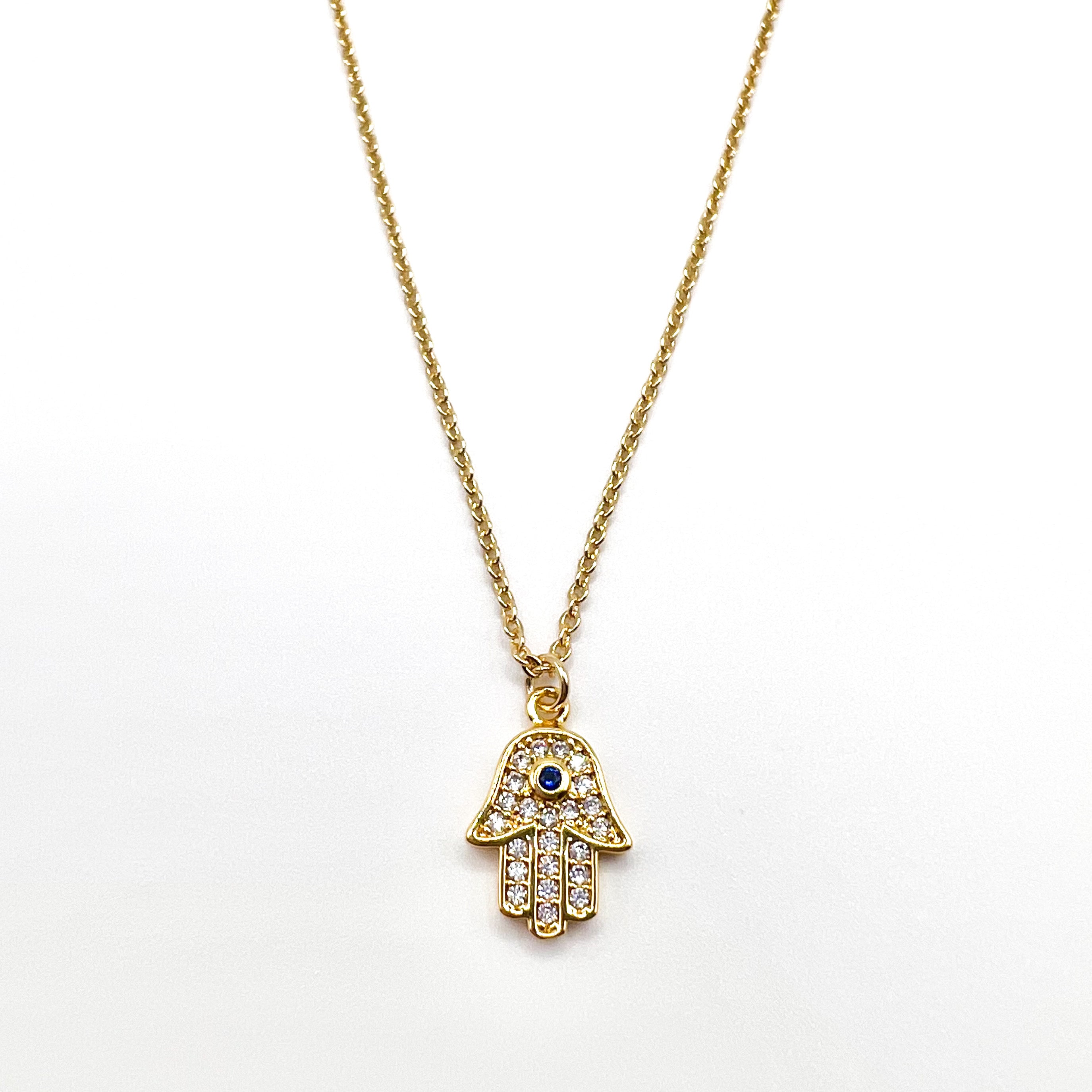 Hamsa Pendant Necklace
