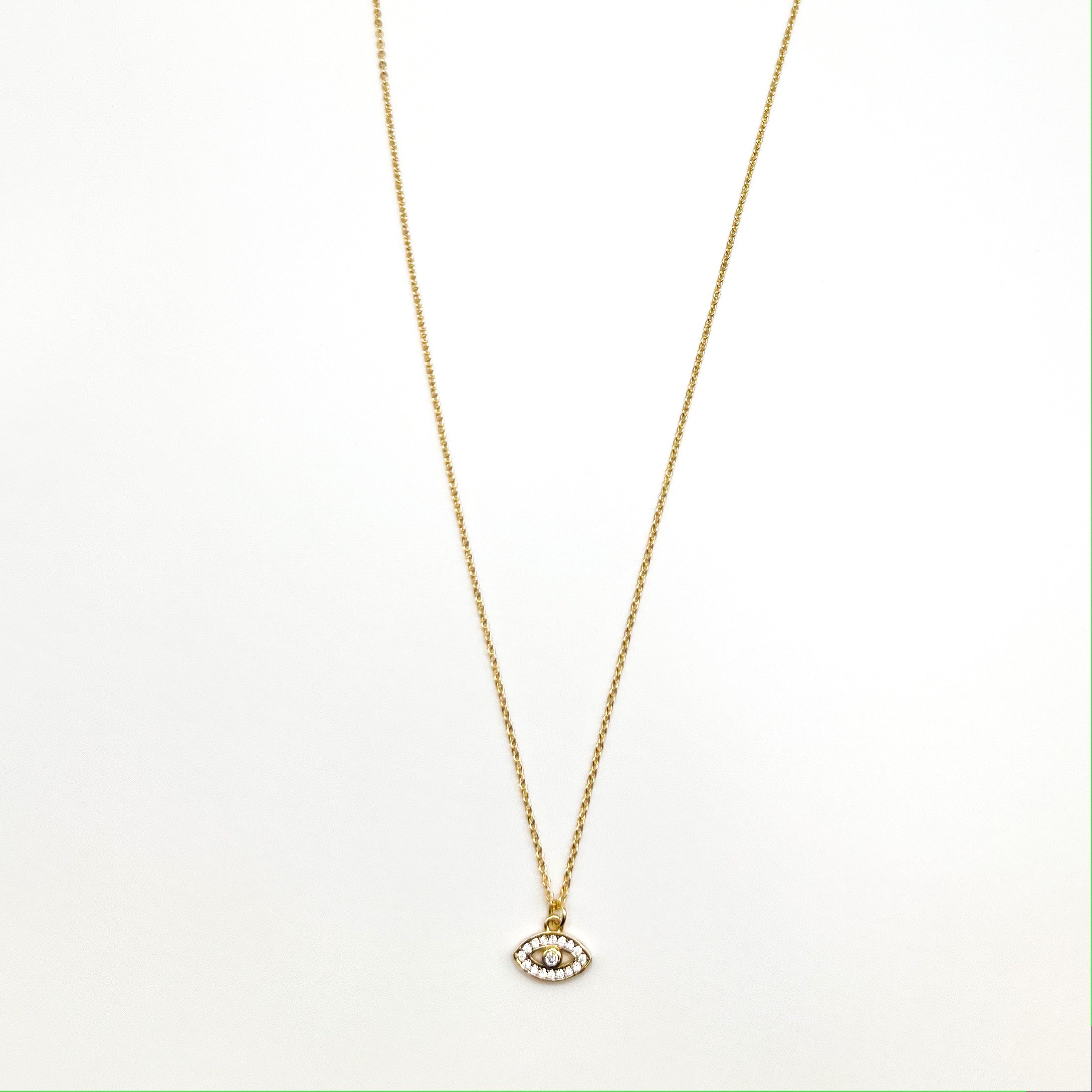 Petite Protection Eye Pendant Necklace